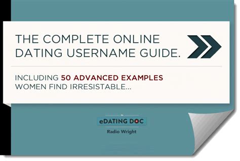 Internet dating username examples